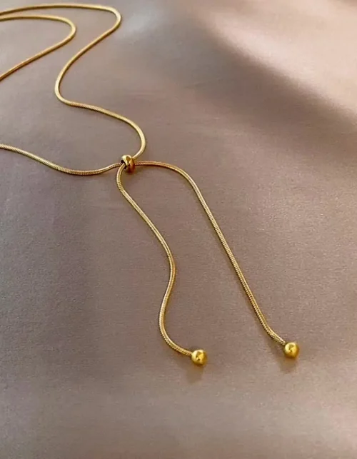 Adjustable Gold Colour Necklace