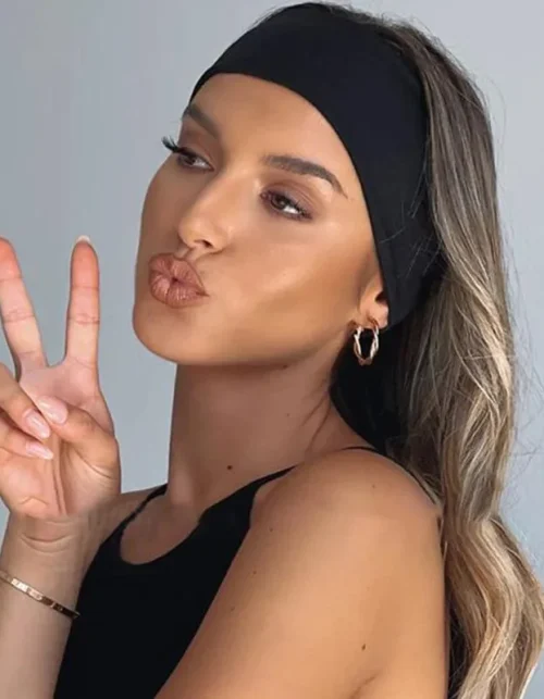 Solid Cotton Turban Headwrap