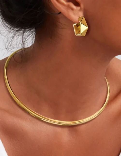 Open Collar Torque Necklace