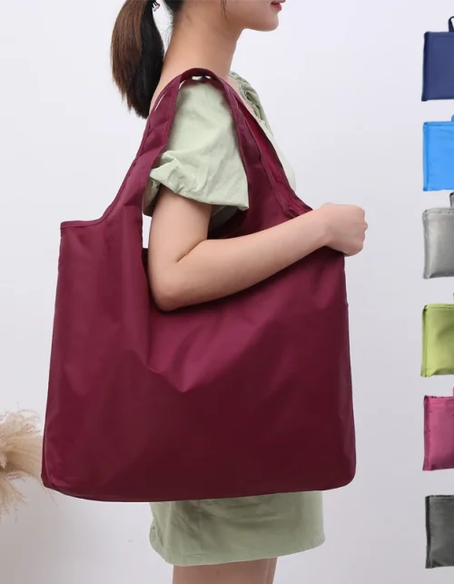 Foldable Oxford Market Tote