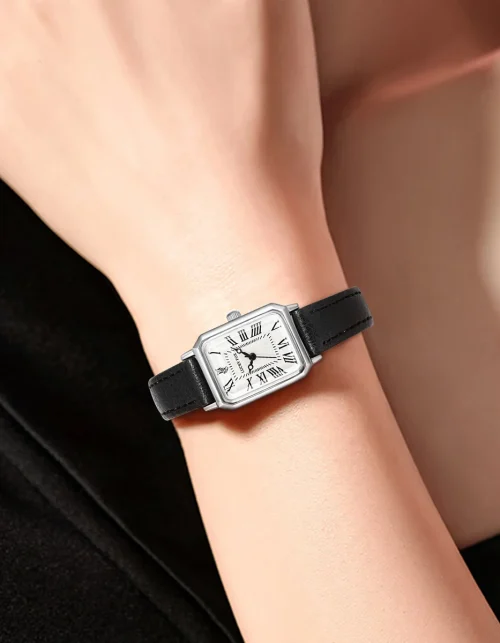Roman Dial Rectangle Watch
