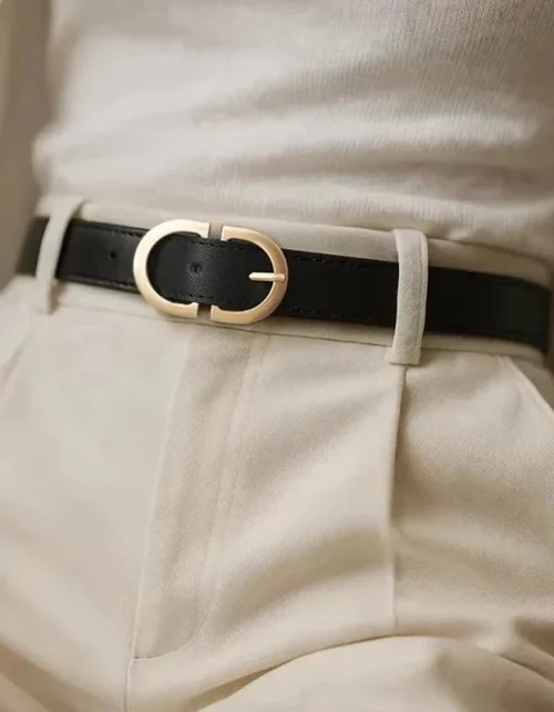 Everyday Alloy Buckle Waist Belt