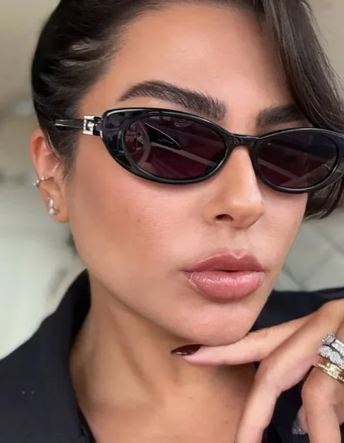 Luxury Oval Small Frame Sunglasses