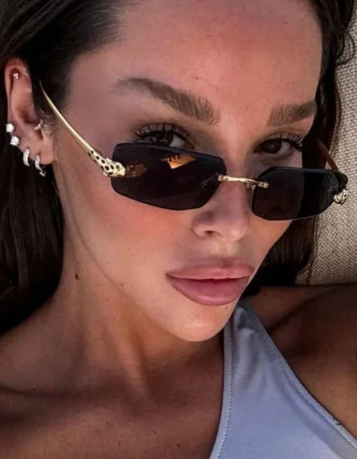 Frameless Cheetah Sunglasses