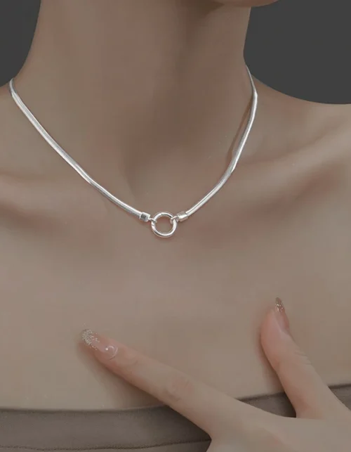 Minimal Snake Chain Necklace
